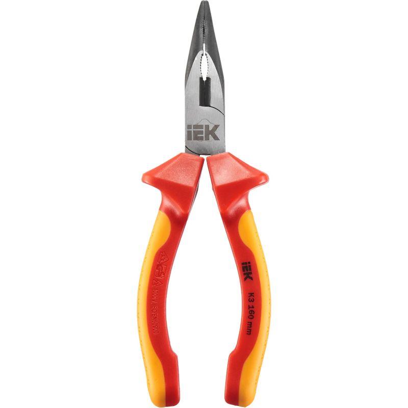 Тонкогубцы изогнутые диэлектрические 160мм K3 ARMA2L 3 IEK A2L3-BN20-K3-160
