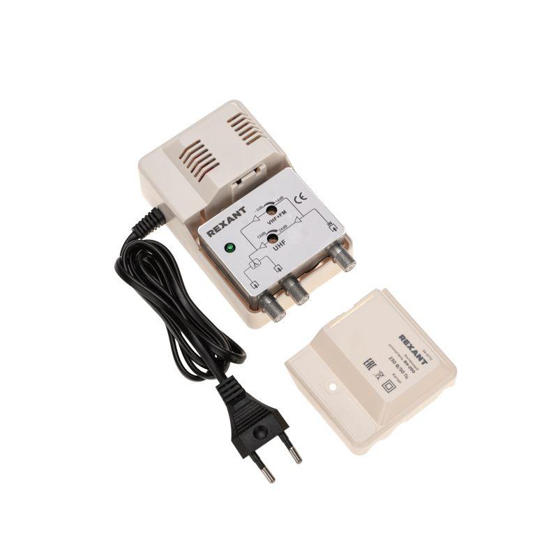 Усилитель антенный ТВ сигнала на 2 выхода RX-200 Rexant 34-0772