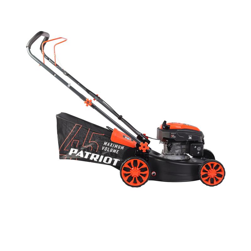 Газонокосилка бензиновая PT 400 41см 3.5л.с 130сс трав. 45л ткань 3 уровня(25-65) метал. Дека PATRIOT 512109400