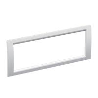 Рамка 6мод. универс. под Brava/VIVA/45х45 сер. металлик DKC F00015G